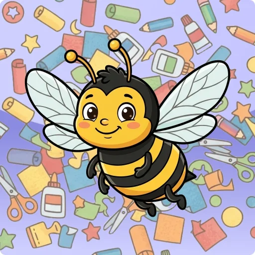 Knutselen: Bijtje