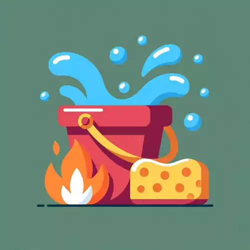 Water-spons-vuur