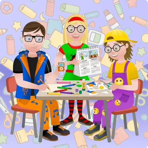 Knutselen: 'Otto, Elle of Izzi'-kalender