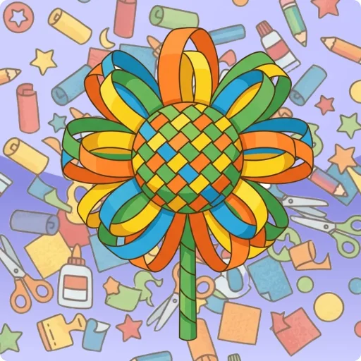 Basteln: Blumen