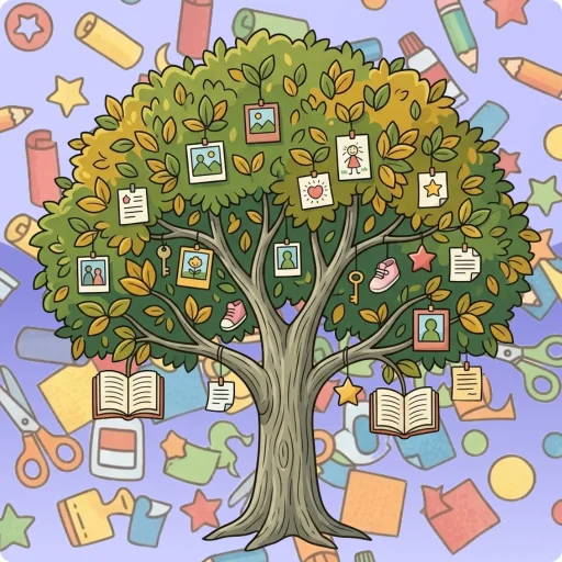 Knutselen: Herinneringenboom