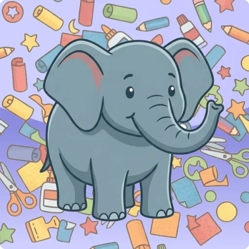 Knutselen: Olifant