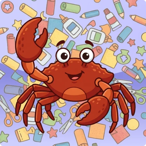 Knutselen: Krabben