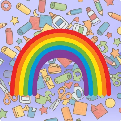 Basteln: Regenbogen