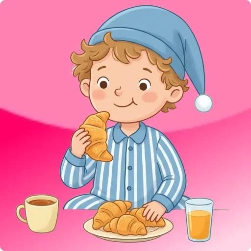 Pyjama-ontbijt