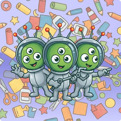 Knutselen: Marsmannetjes