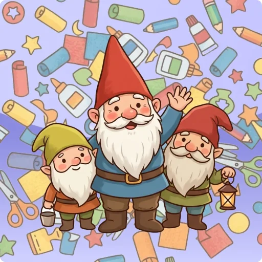 Arts & Crafts: Dwarf Village