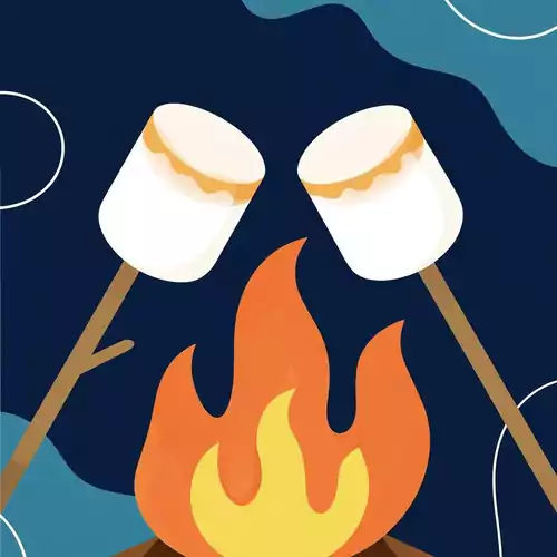 Marshmallows roosteren