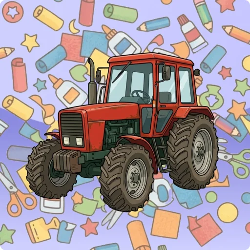 Verven: Tractor