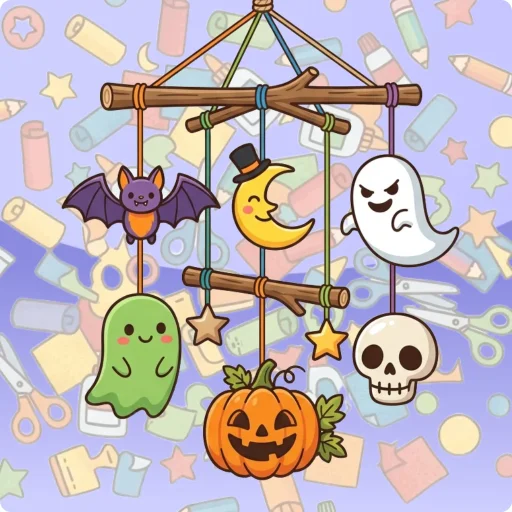 Knutselen: Griezelmobile