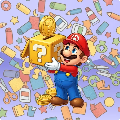 Knutselen: Super Mario-spaarpot