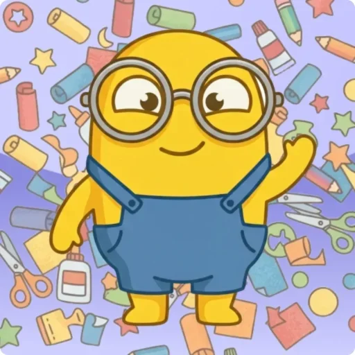 Knutselen: Minion van wc-rolletje