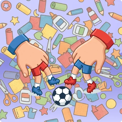Knutselen: Vingervoetbal maken