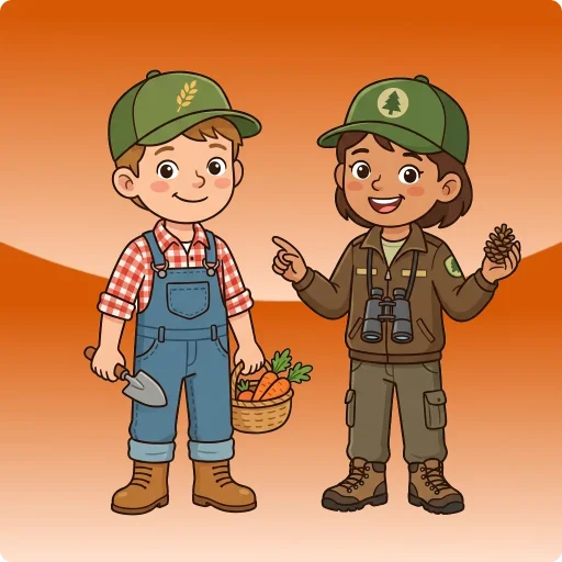 Boeren en boswachters