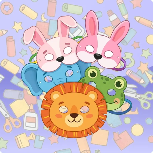 Knutselen: Dierenmaskers