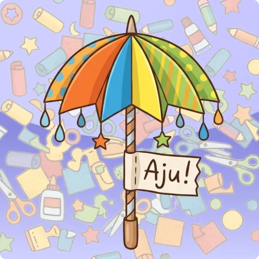 Knutselen: Aju-paraplu
