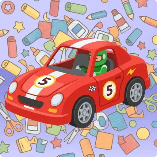 Knutselen: Raceauto