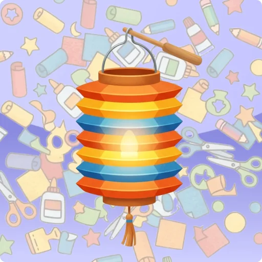 Lampion knutselen