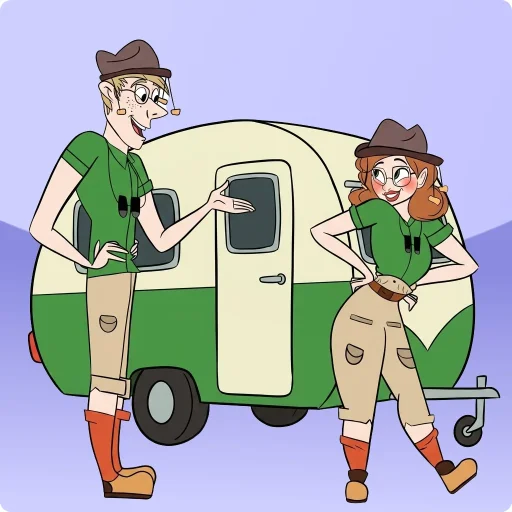 Knutselen: 'Cor en Corri'-caravan